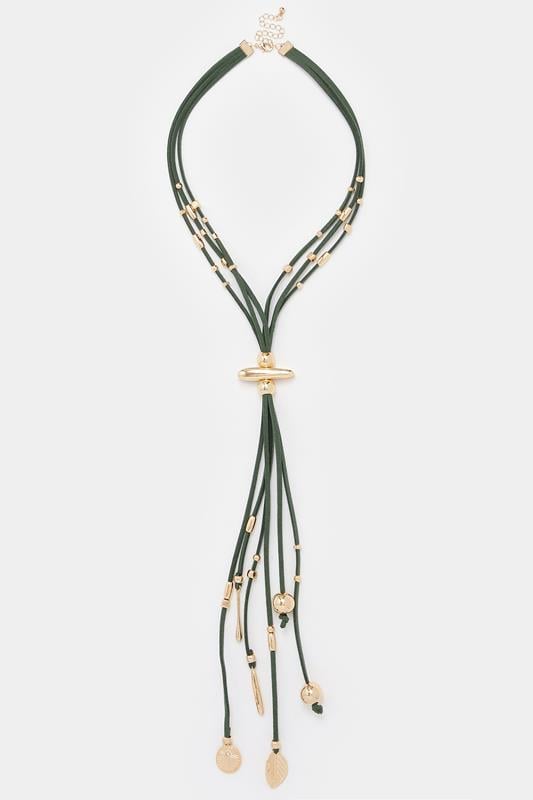  Collier tressé de perles doré