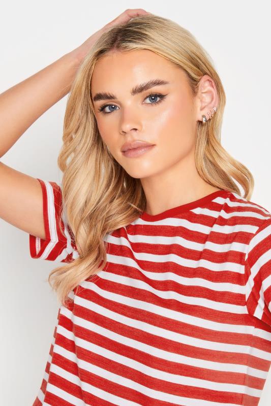 2 PACK PixieGirl Red Stripe Print T-Shirts | PixieGirl 5
