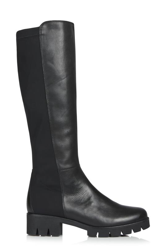 gabor long black boots