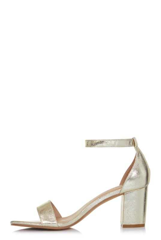 ivory barely there heels