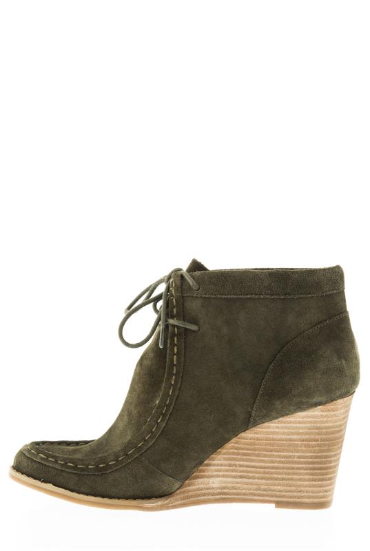 Lucky Brand Ysabel Wedge Ankle Boot 