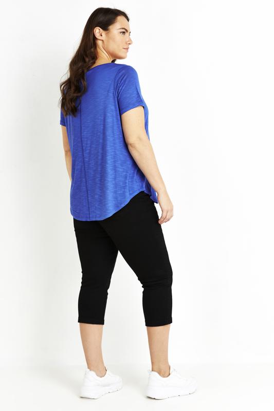 Slub Short Sleeve Tee Cobalt 4