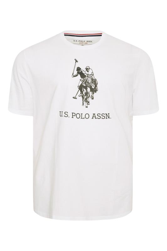 U.S. POLO ASSN. Big & Tall White Rider Logo T-Shirt 3
