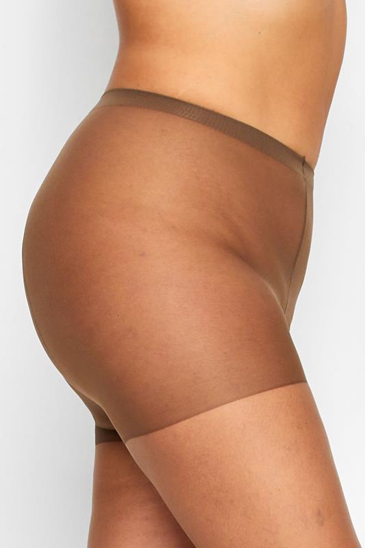 Nude 15 Denier Ladder Resist Tights | Yours Clothing 2