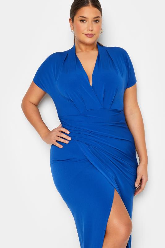 LTS Tall Women's Cobalt Blue Wrap Dress | Long Tall Sally 4