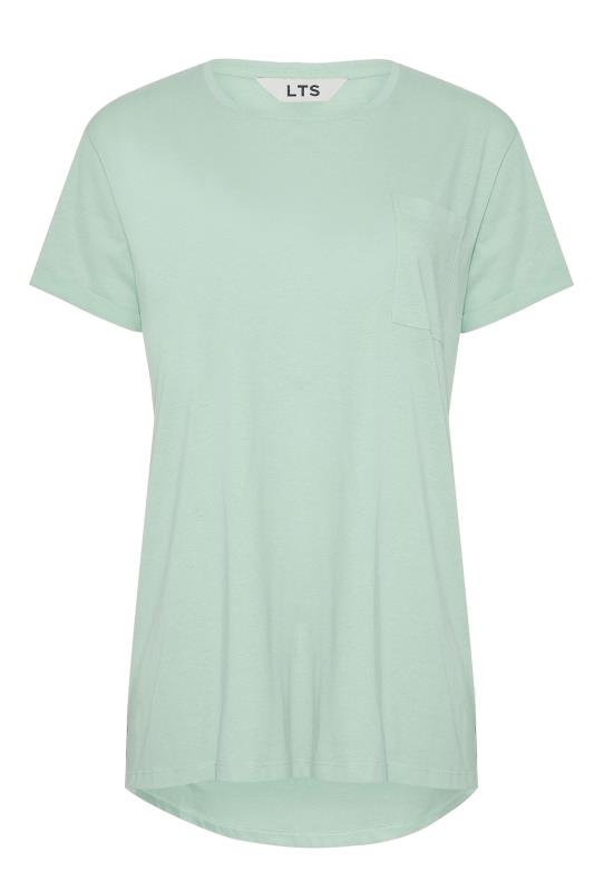 LTS Tall Mint Green Pocket T-Shirt 7