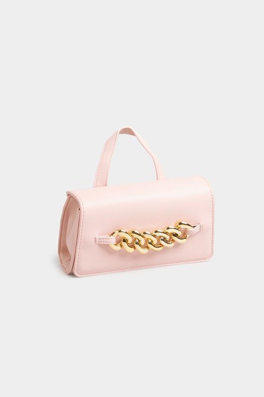 Pink Croc & Gold Chain Mini Bag_B.jpg