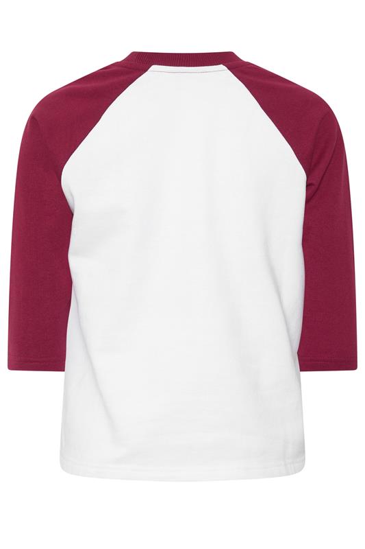 PixieGirl Petite Women's Burgundy Red Raglan Sweatshirt | PixieGirl 2