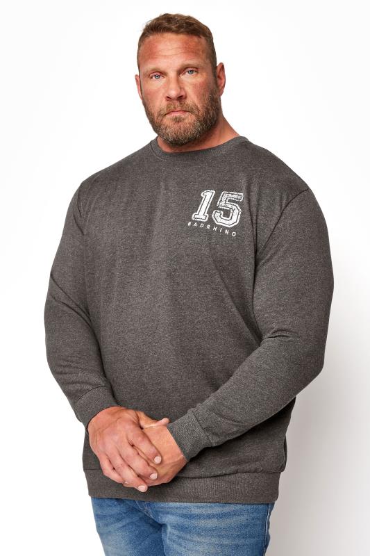 Men's  BadRhino Charcoal Grey Division 15 Sweatshirt