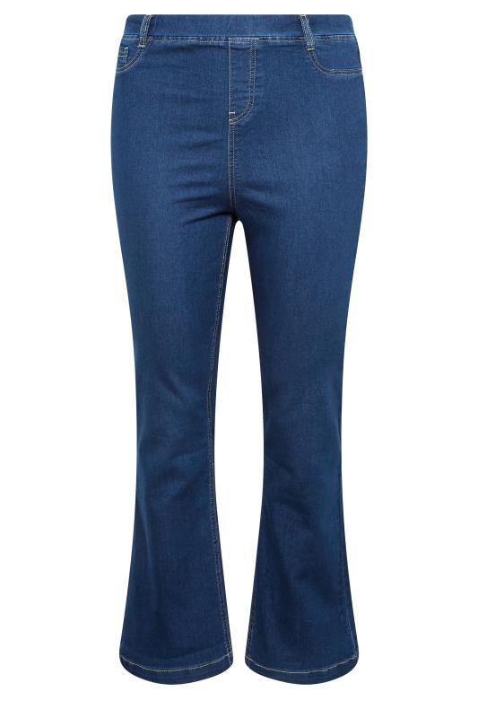 YOURS Plus Size Curve Indigo Blue Bootcut Jeggings | Yours Clothing  5