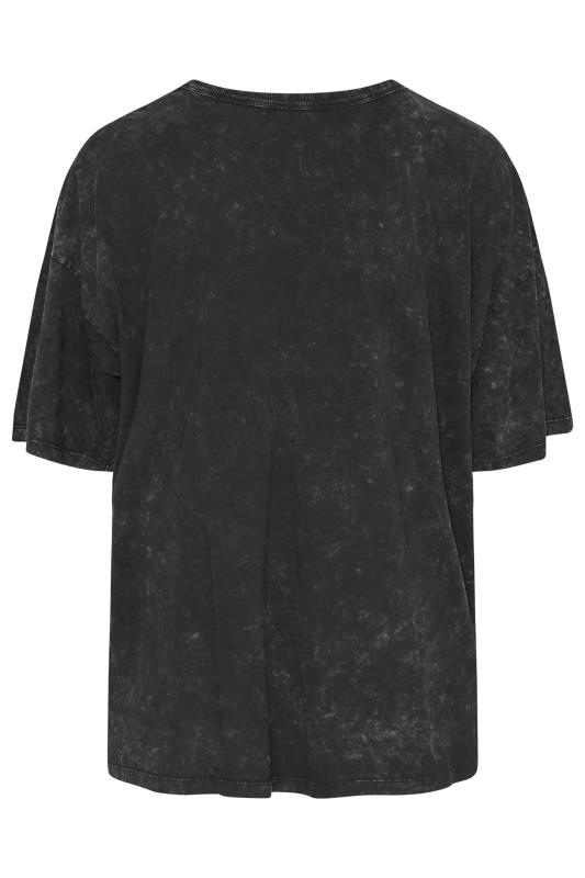 Plus Size Grey Oversized 'Boston' T-Shirt | Yours Clothing 7