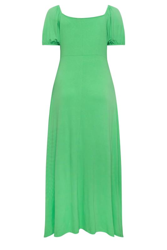 LIMITED COLLECTION Plus Size Green Wrap Maxi Dress | Yours Clothing 7