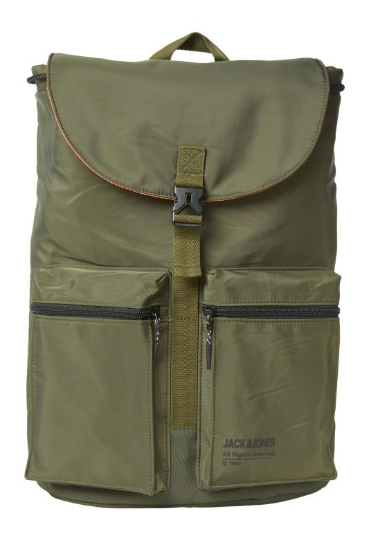 JACK & JONES Olive Green Zody Backpack 2