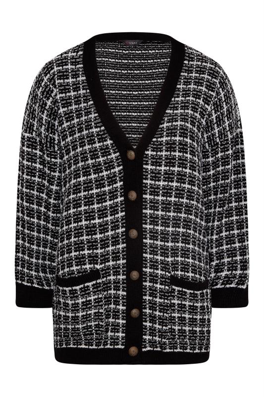 Curve Black Boucle Knitted Cardigan_X.jpg