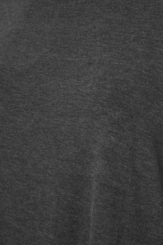 Charcoal Grey Marl Oversized Jersey T-shirt_S.jpg