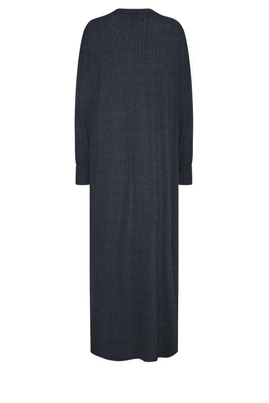 Tall Women's LTS Navy Blue Ribbed Longline Cardigan | Long Tall Sally 7