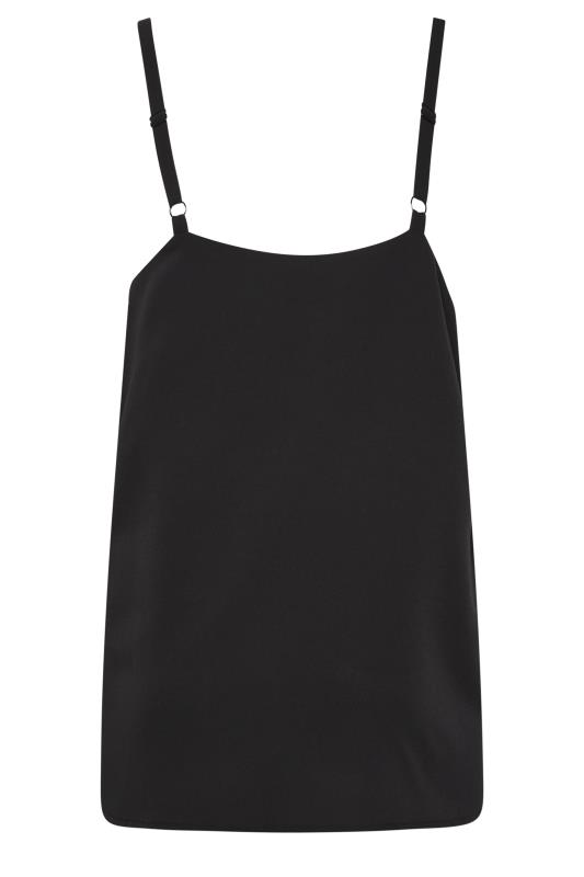 YOURS Curve Plus Size Black Cami Vest Top | Yours Clothing  6