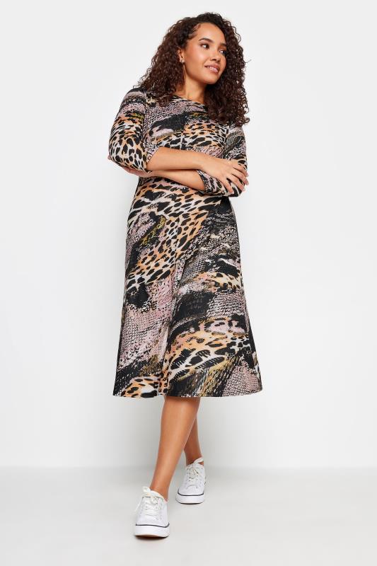 M&Co Brown Mixed Animal Print Midaxi Dress | M&Co 2