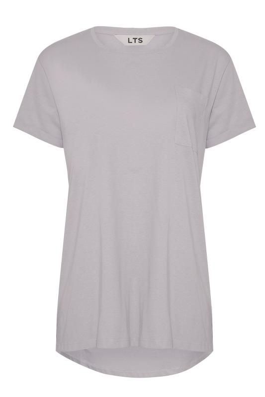 Tall Women's LTS Light Grey Short Sleeve Pocket T-Shirt | Long Tall Sally 6
