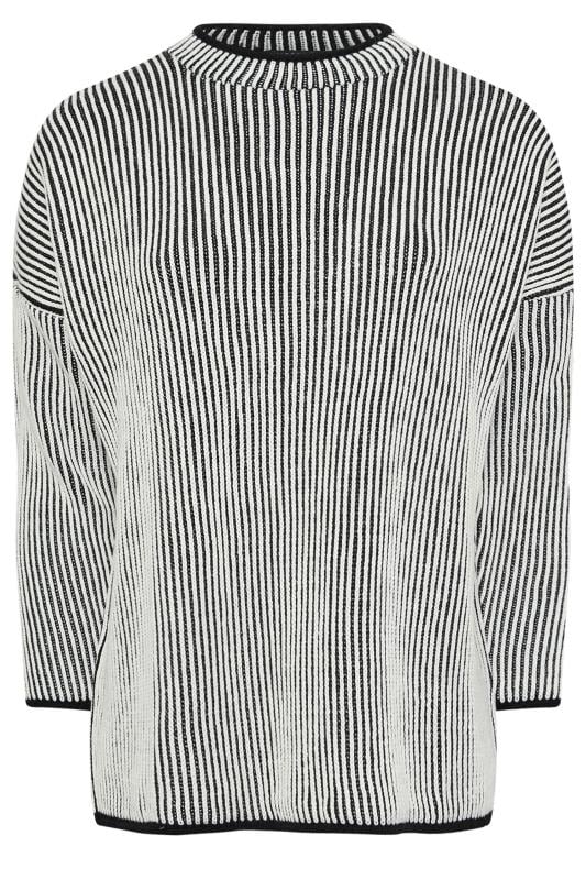  Tallas Grandes LIMITED COLLECTION Curve Black & White Knit Jumper