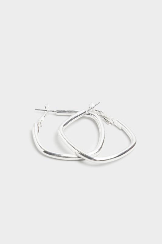 Square Hoop Earrings | Yours Clothing 4