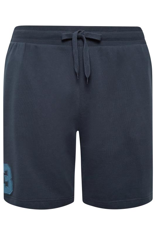 U.S. POLO ASSN. Big & Tall Navy Blue Jersey Shorts | BadRhino  3