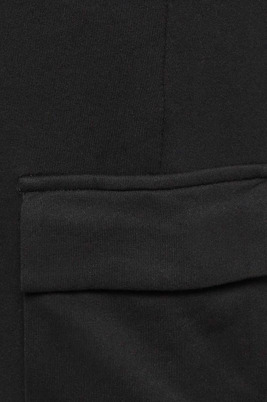 YOURS Plus Size Black Cargo Joggers | Yours Clothing 4
