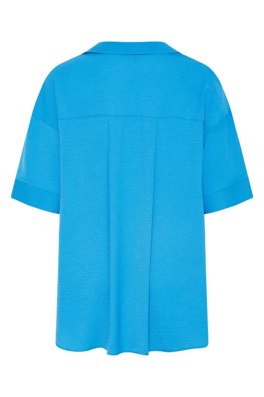 LIMITED COLLECTION Curve Blue Rugby Throw On Shirt 7