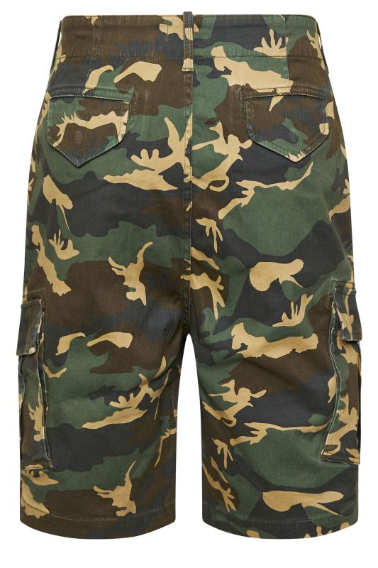 BadRhino Big & Tall Brown Camo Cargo Shorts | BadRhino 6