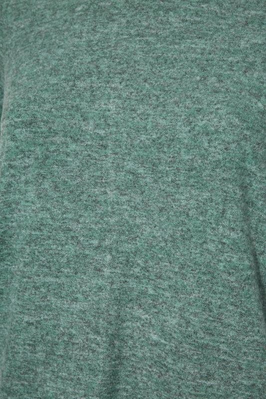 LTS Tall Green Lace Hem Knitted Jumper 4