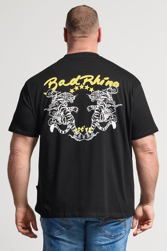 BadRhino Big & Tall Black Tiger Graphic T-Shirt | BadRhino 4