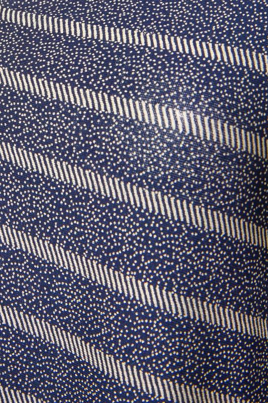 Blue Stripe Print Zip Swing Top_S.jpg