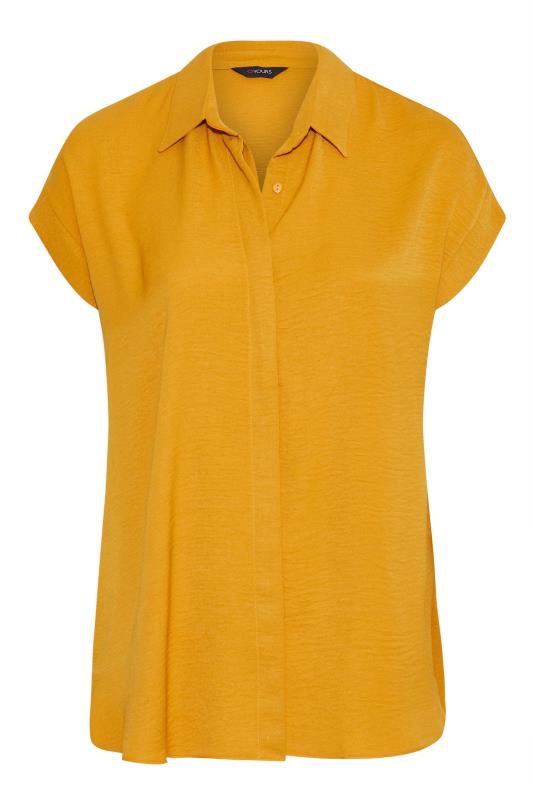 Curve Yellow Pocketless Shirt_X.jpg