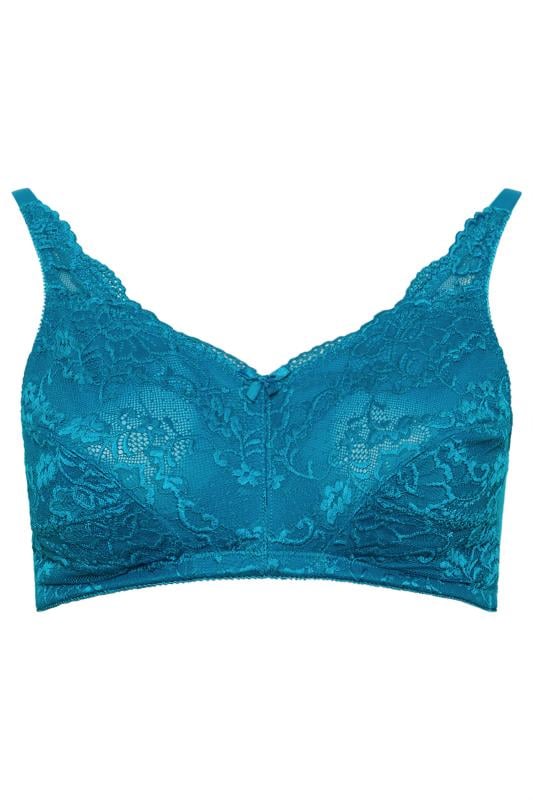  Tallas Grandes YOURS Curve Green Lace Bra