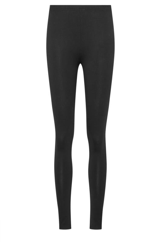 LTS Tall Black Premium Cotton Leggings | Long Tall Sally 5