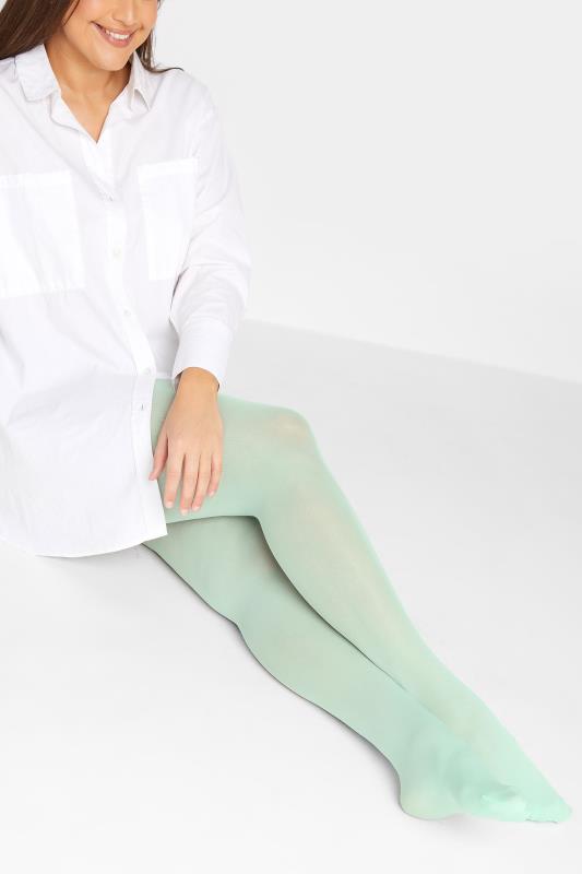 Plus Size Light Blue 50 Denier Tights | Yours Clothing 1