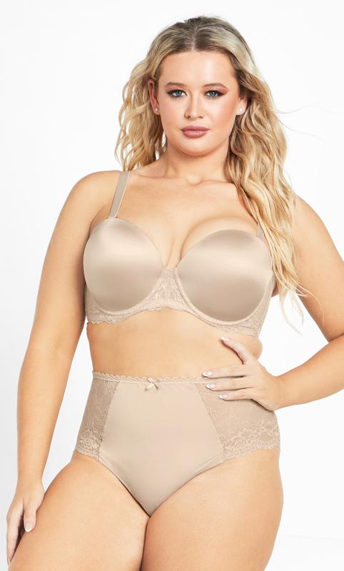  Grande Taille City Chic Neutral Smooth & Chic Multiway Contour Bra