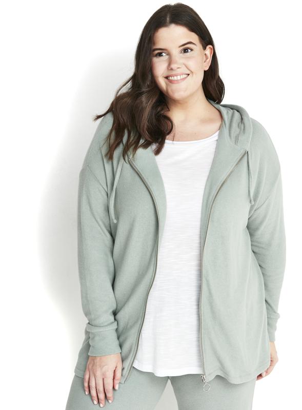 Soft Touch Hoodie Green 2