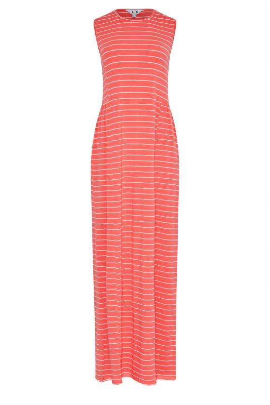LTS Tall Pink Stripe Maxi Dress 6