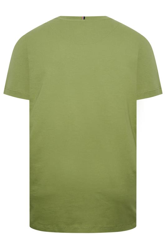 U.S. POLO ASSN. Big & Tall Green Short Sleeve Core T-Shirt | BadRhino 4
