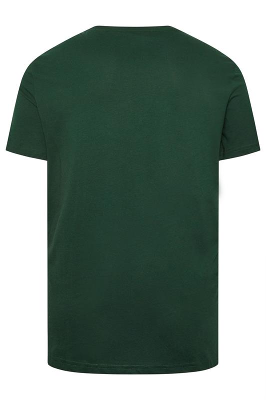 LYLE & SCOTT Big & Tall Dark Green Core T-Shirt | BadRhino 4