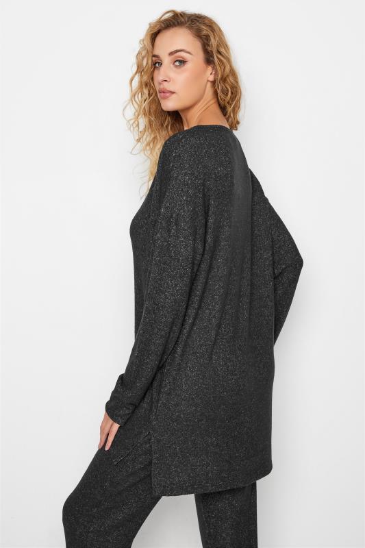 LTS Charcoal Grey Henley Soft Touch Lounge Top_C.jpg