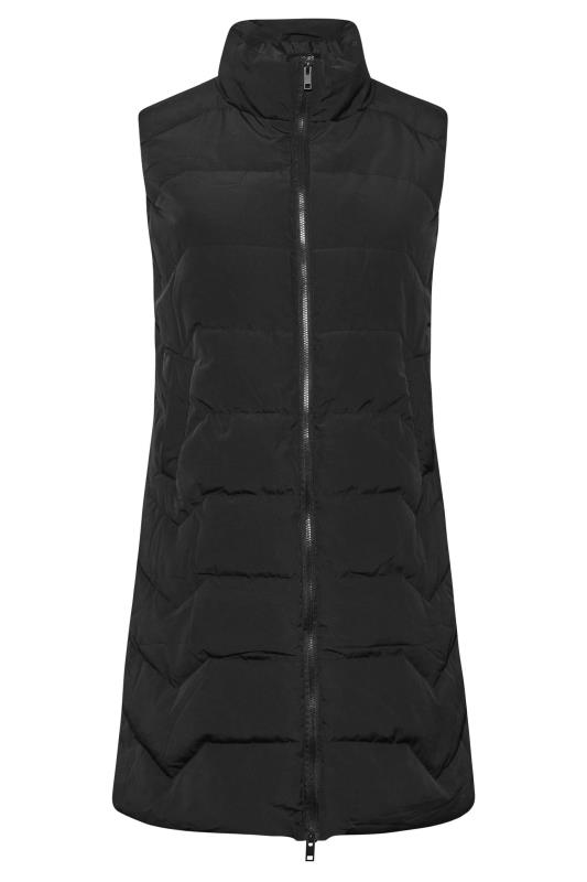Plus Size Black Maxi Gilet | Yours Clothing  6