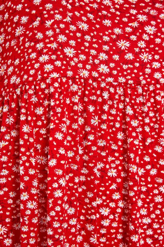 Red Ditsy Puff Sleeve Midaxi Dress_S.jpg