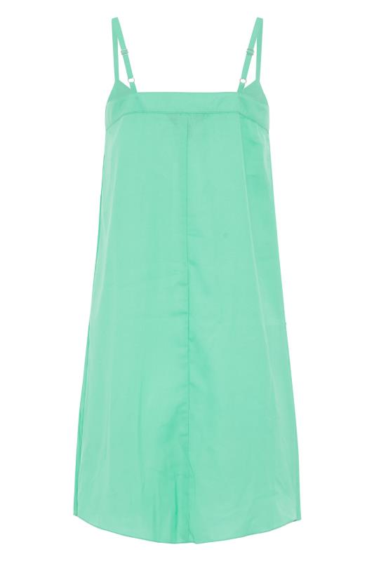 LTS Tall Bright Green Pleated Front Cami Top_BK.jpg