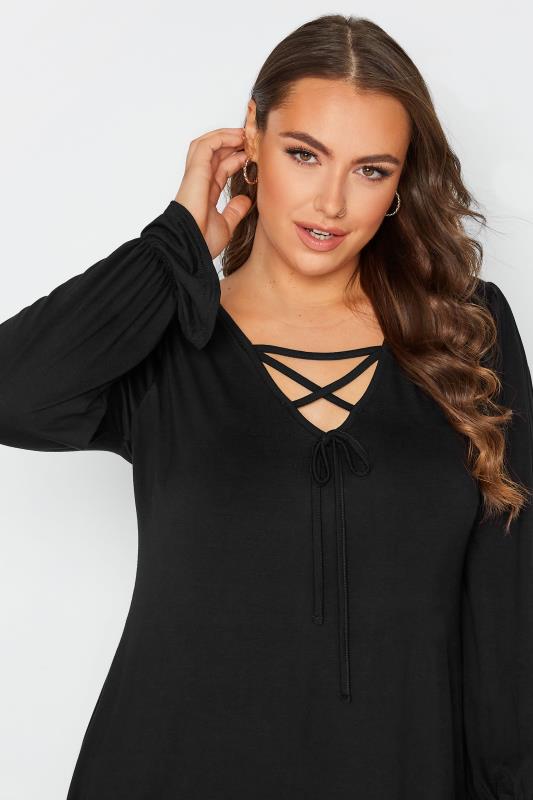 LIMITED COLLECTION Curve Black Lattice Front Top 4