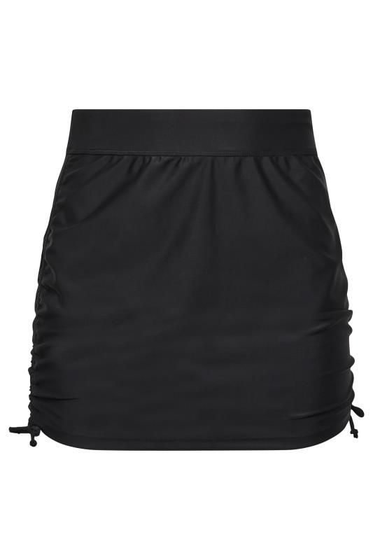 LTS Tall Women's Black Ruched Swim Skirt | Long Tall Sally 5