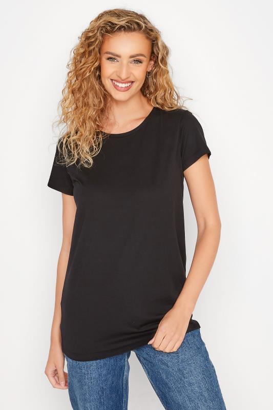 LTS 2 PACK Tall Women's Black Stripe Short Sleeve T-Shirts | Long Tall Sally  3