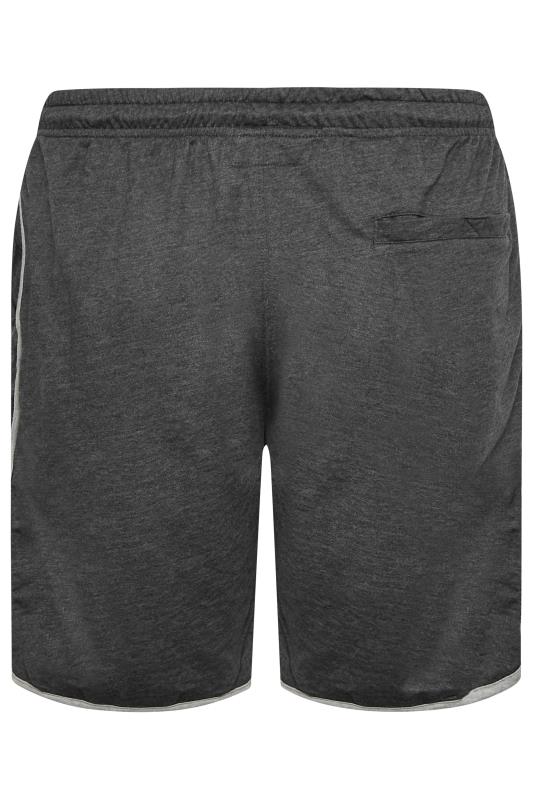 KAM Big & Tall Charcoal Grey Gym Shorts | BadRhino  6