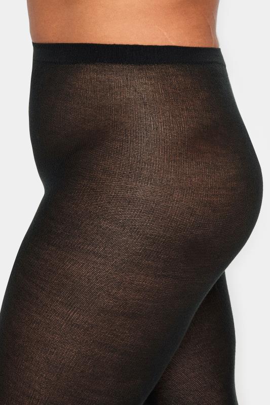 YOURS Curve Black Soft Touch Tights | Yours Clothing  3